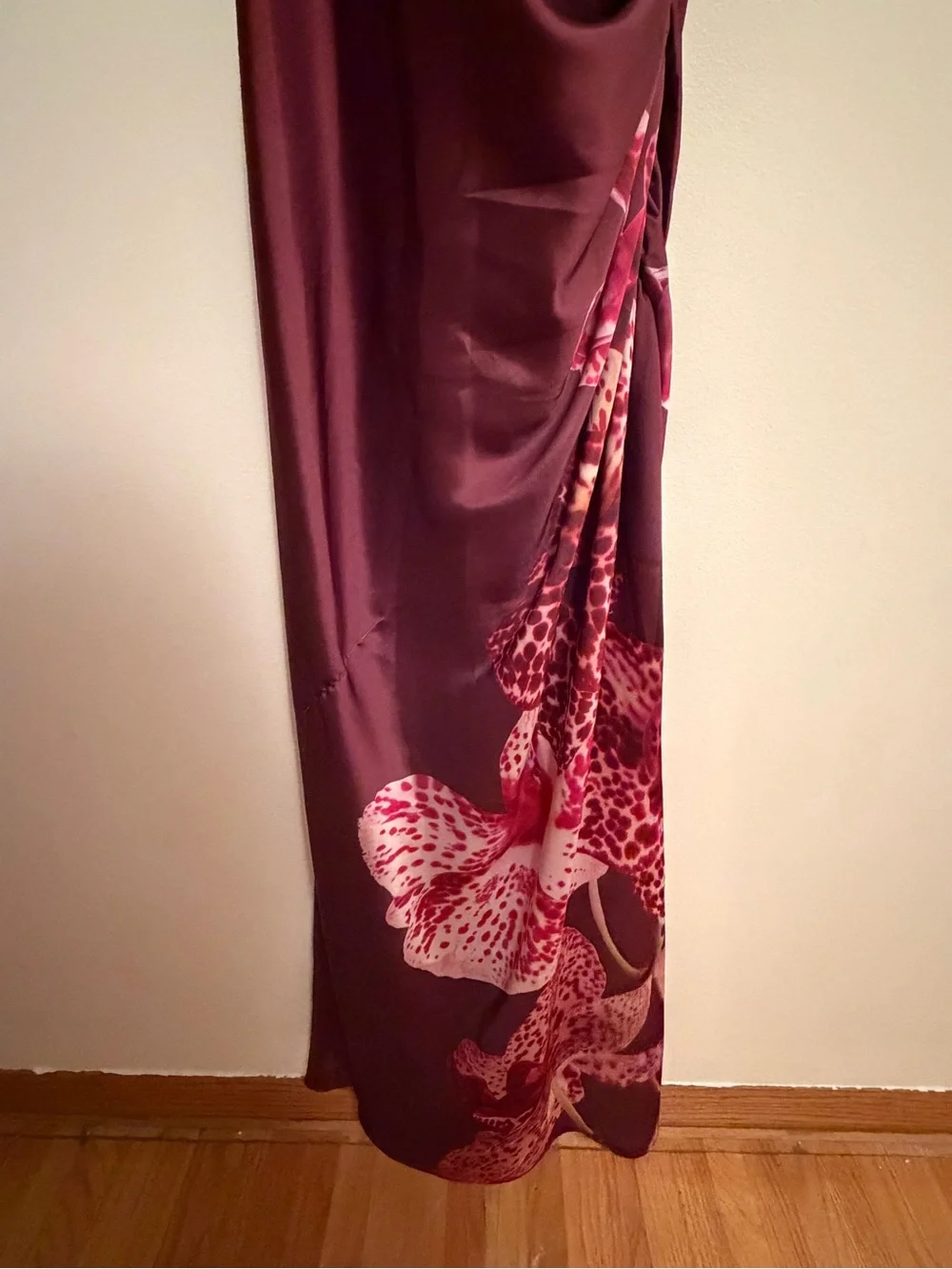 Abercrombie open-back hardware maxi dress